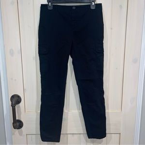 ATM Black Cargo Skinny Leg Pants